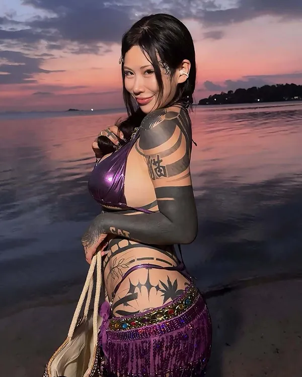 Bigcatmia vk แจกวาร์ป มีอา โอลี่แฟน สาวแซ่บ สักลาย อกภูเขาไฟ 18+ 2