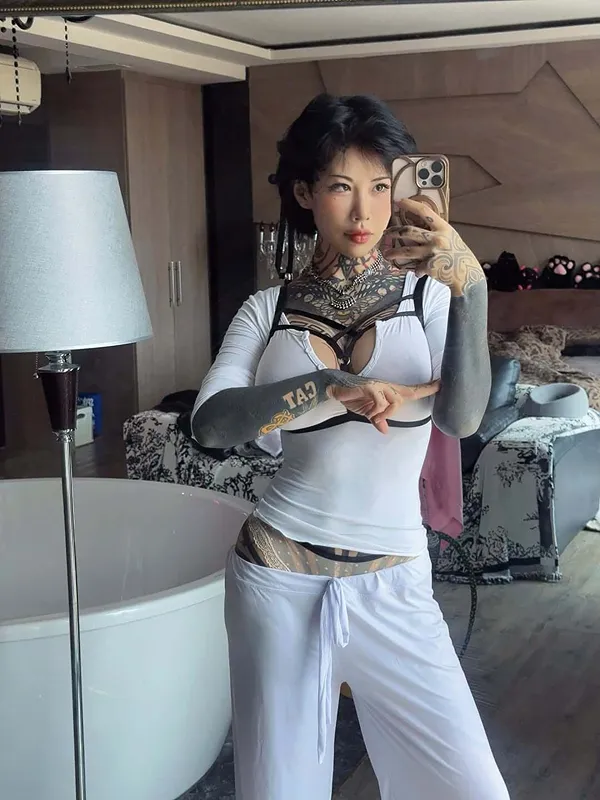 Bigcatmia vk แจกวาร์ป มีอา โอลี่แฟน สาวแซ่บ สักลาย อกภูเขาไฟ 18+ 29