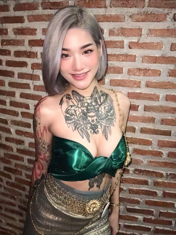 Mint Kullanan แจกวาร์ป มิ้น โอลี่แฟน สาวแซ่บ ลุกเท่ย์ รอยสักสวย อกบึ้ม 11